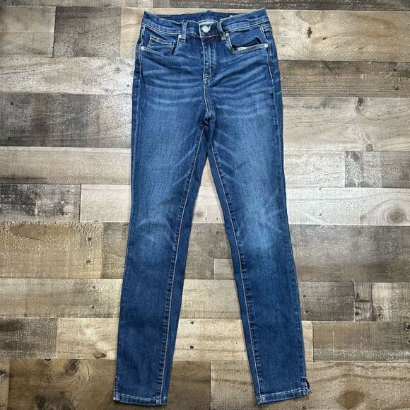 Blank NYC Women’s Size 26 The Great Jones Jeans Blue Denim Skinny High Rise Dark - Picture 1 of 11